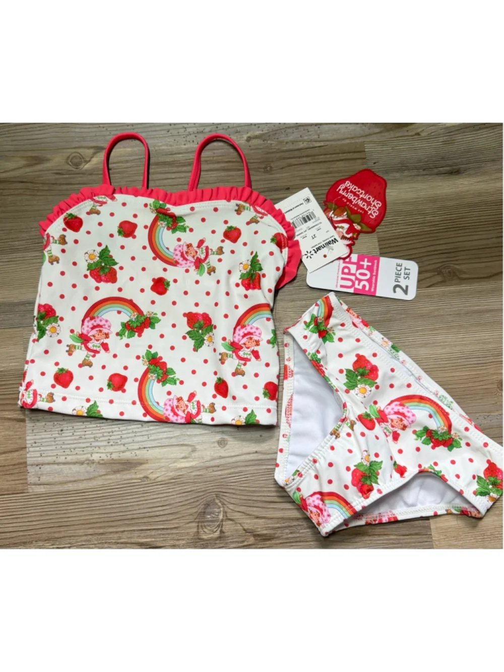 Girls Strawberry Shortcake Bikini Swimsuit 2T